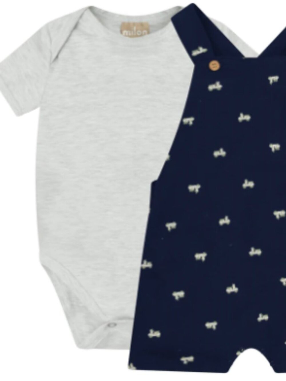 Milon Grey Onesie